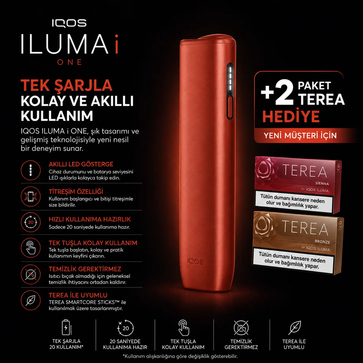 IQOS ILUMA i ONE – Bakır Turuncu