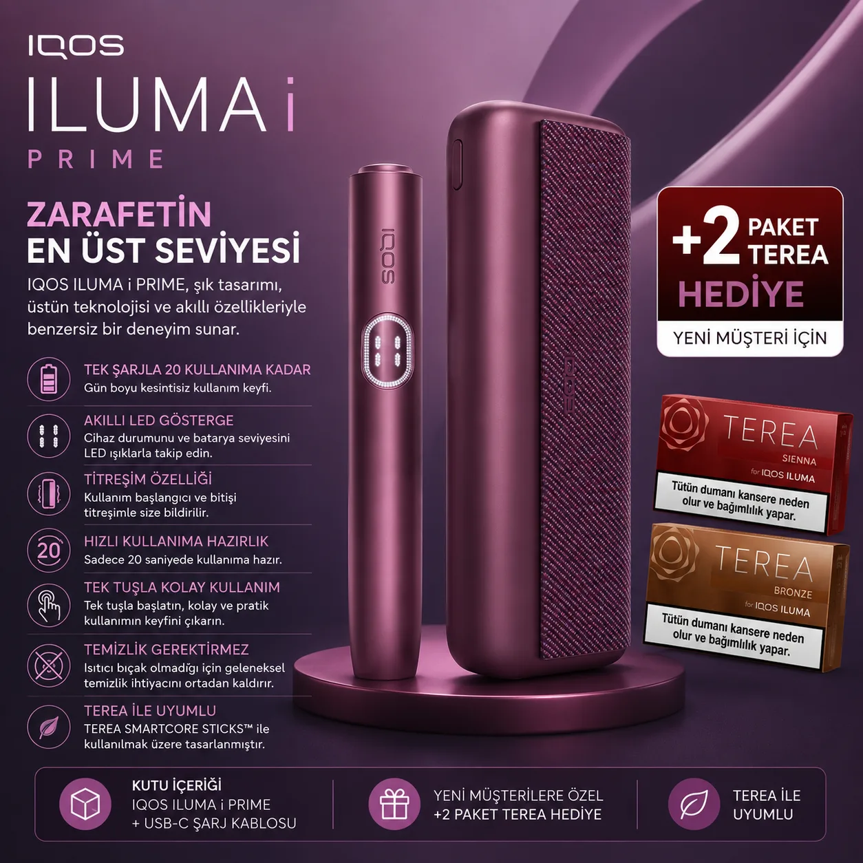IQOS ILUMA i PRIME – Bordo