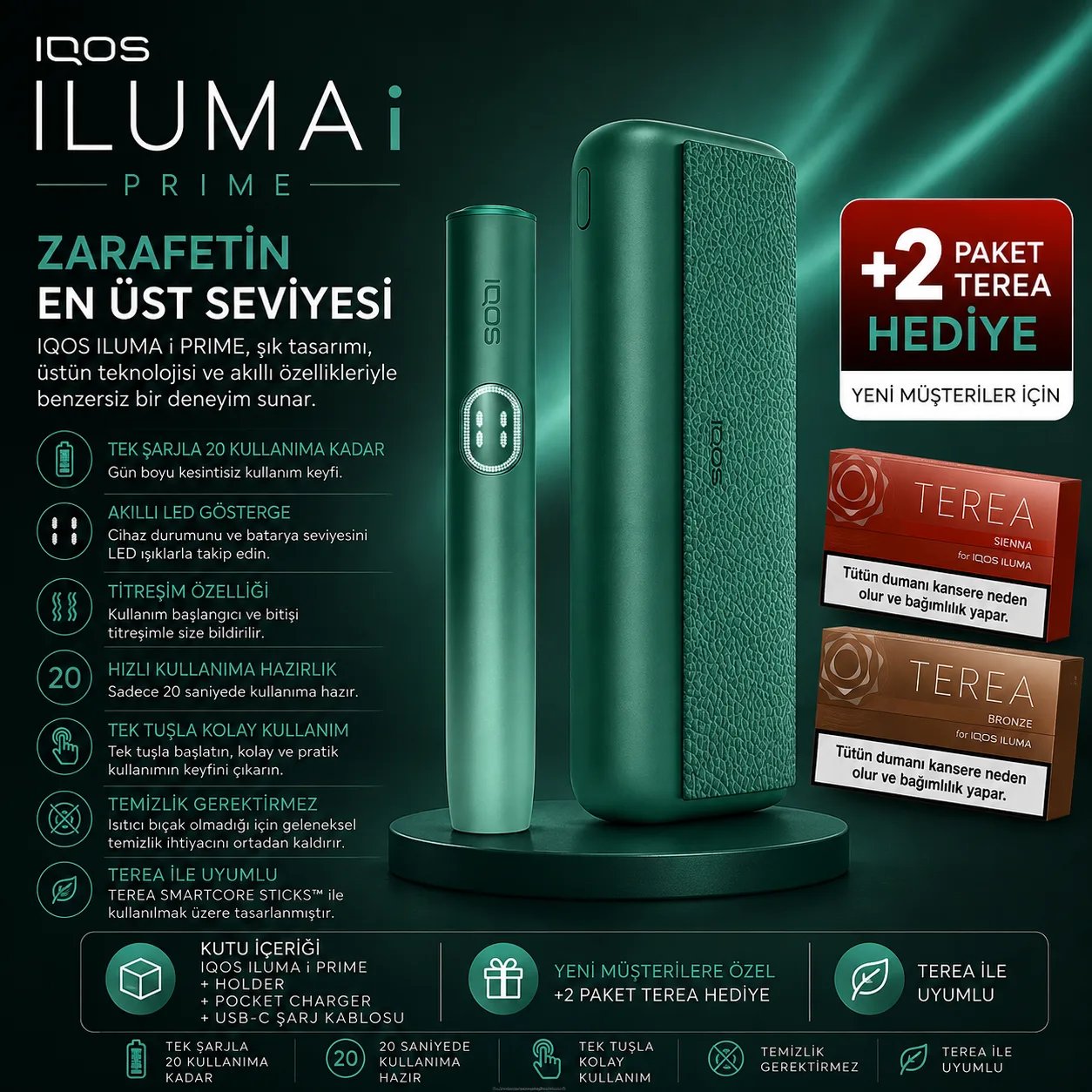 IQOS ILUMA i PRIME – Yeşil